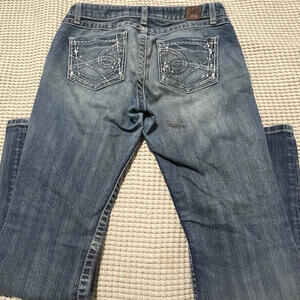 Buckle BKE Denim Madison y2k stretch bootcut low rise 32x31.5 grunge cowgirl